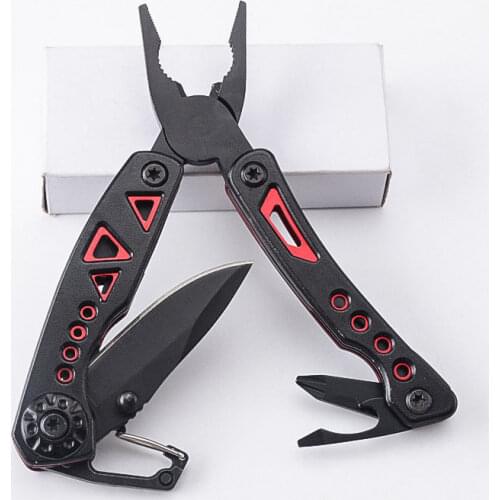 Multi Tool Folding Knife Multi-functional Plier EDC Gear outdoor Camping Survival Knife Fishing Plier Tools Thickened anti-skid