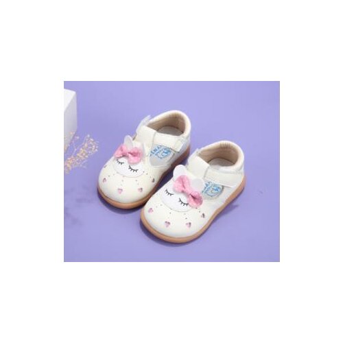 Spring Kids leather Shoes PU Child Moccasins Cute Rabbit Heart Breathable Girls Leather Shoes Kids Soft Children Leather Shoes