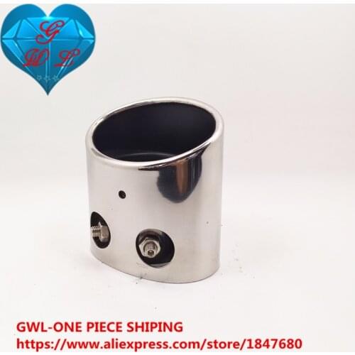 Car Exhaust Muffler Tip Modified Tail Pipe FOR Subaru Forester Special End Tube Inlet 58mm Length 115mm