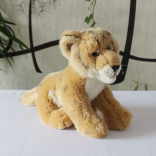 Real life plush lions doll toy children holiday gifts soft stuffed toys store