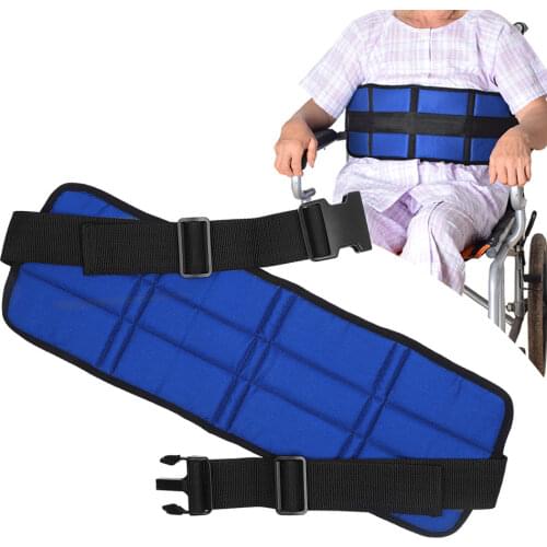 Corrector Breathable Adjustable Wheelchair Seat Belt Cushion Safety Harness Straps for Elderly Patients Braces Supports