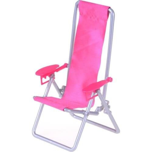 1:12 Scale Foldable Deckchair Lounge Beach Chair For Dolls House 12*11*19.5cm For Lovely Miniature