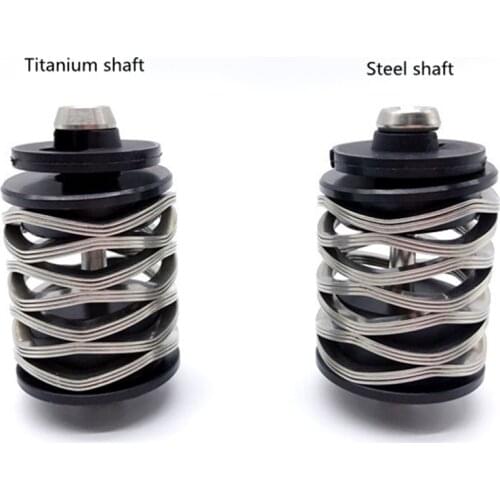 Folding Bike Titanium Shaft Steel Shaft Shock Absorber BMX Bicycle 3 Sixty Wave Spring Suspension Bike Accessories