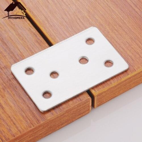 12 Pieces Corner Code Connecting Piece Stainless Steel Joint Fastener Fixed Connector Metal Parts Reinforcement DIY Shelf Chair