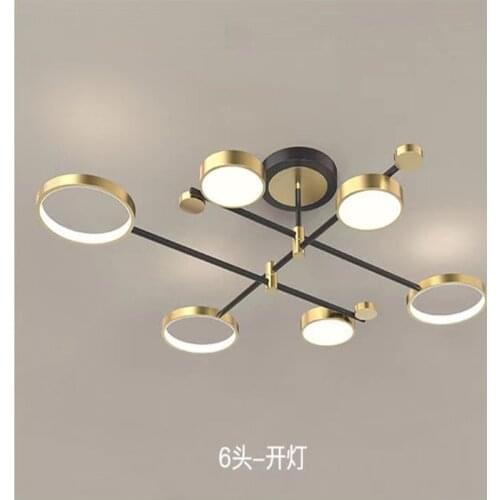 Modern minimalist living room lamp light luxury art Nordic restaurant chandelier