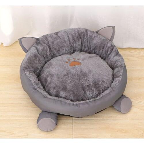 Pet supplies cat litter stock wholesale removable and washable Teddy small kennel four seasons general plus velvet dog mat
