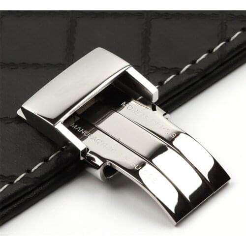 Top Quality Watchband Clasp For Breitling Strap 20mm Silver Stainless Steel Watch Folding Buckle Logo On Tools Free
