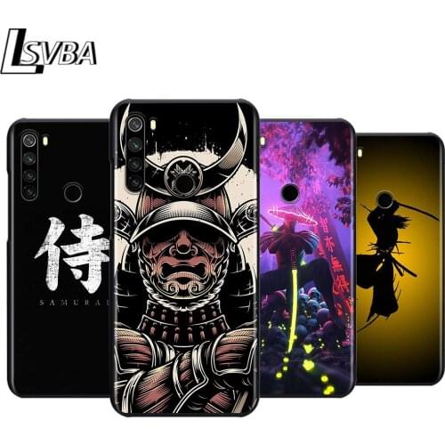 Japan The Samurai Ninja Silicone Phone Case For Xiaomi Redmi Note 9 9S Max 8T 8 7 6 5 Pro 5A 4X 4 Soft Black Cover