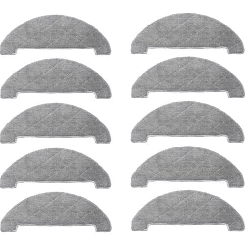 10Pcs Replaceble Mops Cloths Accessories Sets Parts for XIAOMI VIOMI S9 Vacuum Cleaner Parts