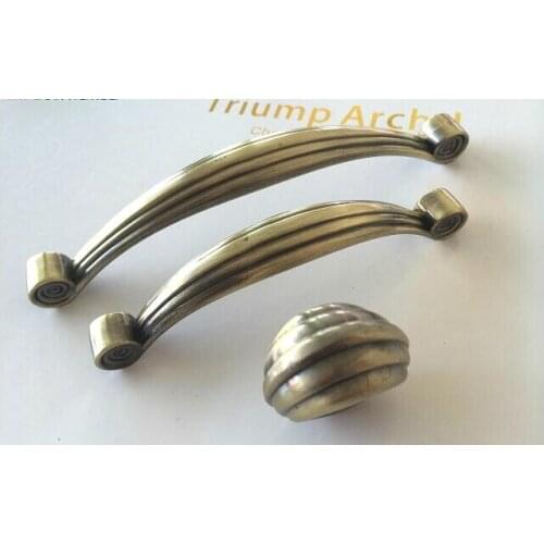 10PCs Bronze Tone Drawer Cabinet Desk Door Pull Handle Knob Furniture Hardware