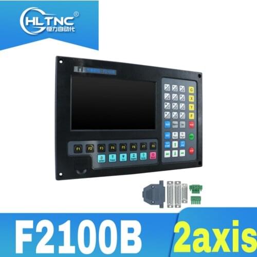 2-axis CNC Plasma flame cutting machine system with Anti-fall remote controller F2100B Fangling supports G code FastCAM etc