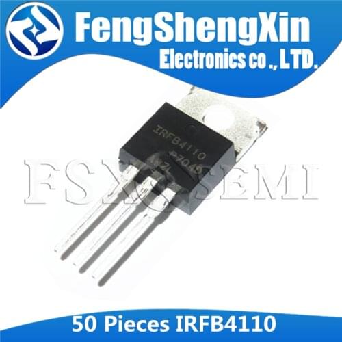 50pcs/lot IRFB4110 TO-220 IRFB4110PBF Power MOSFET