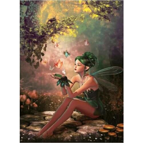 5D DIY Full Square/Round Diamond Painting Fairy Diamond Embroidery Rhinestone Cross Stitch Home Decor Gifts