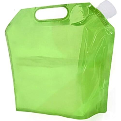 5L Folding Water Bag Light Custom Sports Outdoor Travel Camping Mountaineering Portable Storage Water Bag for Traveling Hiking