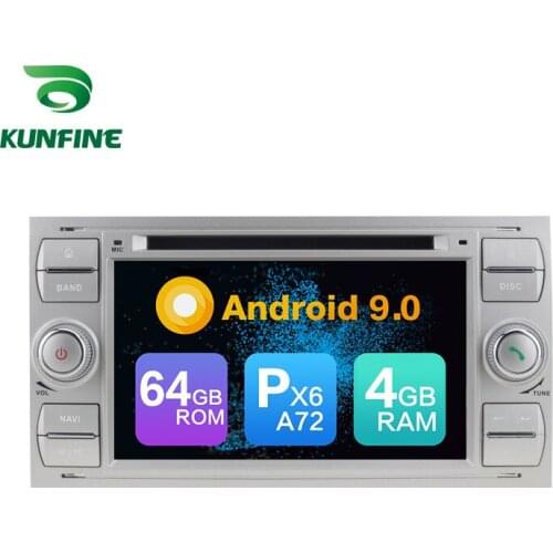 Android 9.0 Core PX6 A72 Ram 4G Rom 64G Car DVD GPS Multimedia Player Car Stereo For Ford focus 2004-2008 Radio Headunit