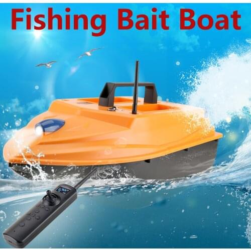 Wireless RC Bait Boat Intelligent Auto Lure Control Fishing Boat 3KG Bait Fish Finder Dual Motors 2 Bait 500M