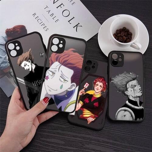 Hisoka Anime Hunter X hunter Phone Cases matte transparent For iphone 7 8 11 12 plus mini x xs xr pro max cover