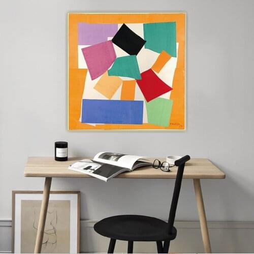 Citon Henri Matisse《The Snail 1953》Canvas Oil Painting Artwork Poster Picture Wall Decor Backdrop Home Living Room Decoration
