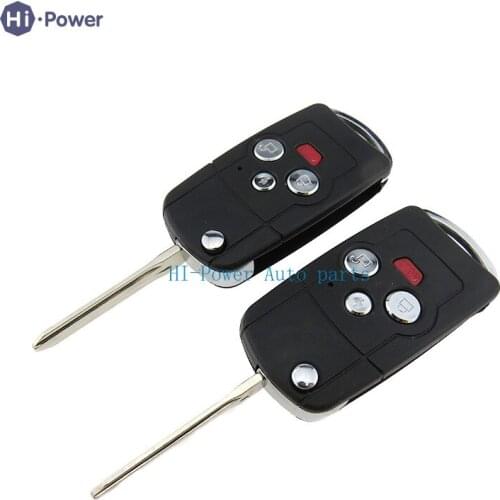 Hi-power Remote Car Key Shell Case 4 Buttons Flip Folding For TOYOTA Camry Avalon Corolla Matrix RAV4 Yaris Modified Key Blank