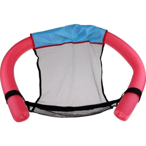 Summer Floating Beach Pool Bed Chair Sling Stick Mesh Net Seat For Kids Adults