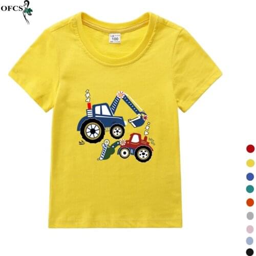 Summer Cotton T-Shirt 2-12Years Old New Childrens Short Sleeve T-Shirts For Boys Girls Kids Tee Unisex Sweatshirt Tops Clothing