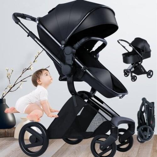 Hot-selling Baby Stroller, High Landscape, Shock Absorber, Sitting, Reclining, Light Folding, Simple Child Baby Stroller 2 In 1