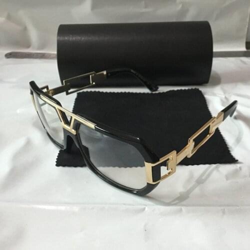 Fashion metal square sunglasses Male and female outdoor sunglasses Anti-sunlight exposure glasses UV400
