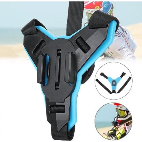 Motorcycle Helmet Front Chin Bracket Adjustab Holder 5 6 Tripod Black Mount 7 Hero Supplies For GoPro Camera E5N4