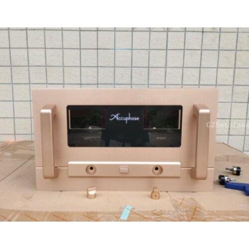 Latest high end Accuphase A65 aluminum amplifier chassis Preamplifier case VU meter AMP Enclosure DIY box (430 *250*453mm)