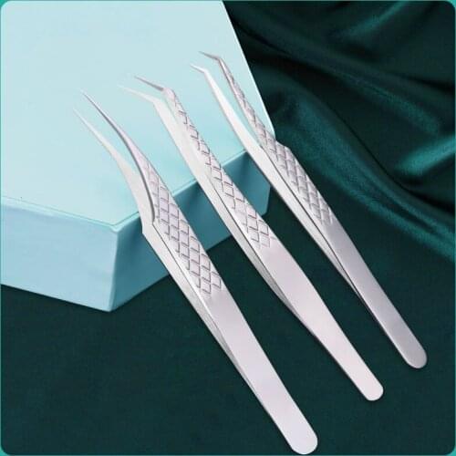Eyelash extension tweezers Pliers Professional Tweezers Titanium alloy High Precision Eyelash Tweezers scissors Makeup Tool