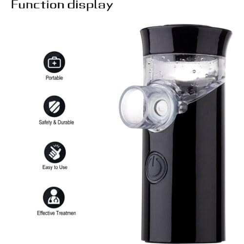 Portable Medical Silent Nebulizer Self Cleaning Handhold Inhalator For Children Adult Atomizer mesh Asthma Inhaler Health Care