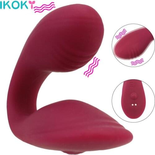 G Spot U Silicone Stimulator Wireless Vibrator USB Rechargeable Dildo 10 Frequency Double Vibrators Sex Toy For Woman
