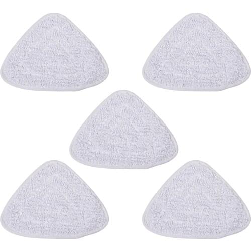 Behogar 5pcs Replacement Microfiber Mop Pads Washable Reusable Mop Refill for Vileda Hot Spray Steam Mop Cleaning Floor Tool