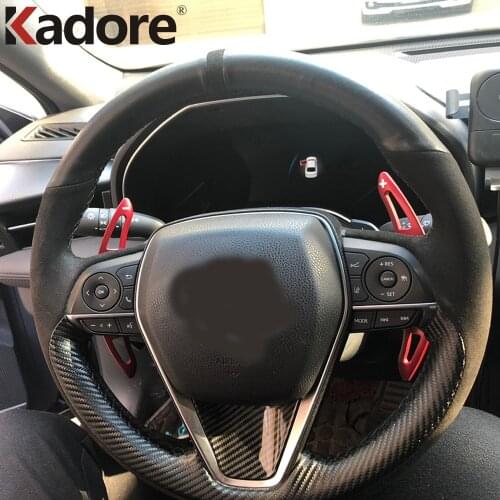 Aluminum Steering Wheel Paddle Shift Gear Extension Shifter For Toyota camry 2018-2022 For Avalon 2019-2021 Car accessories