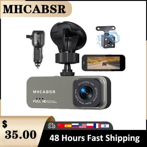 MHCABSR Car DVR Camera 2K&1080P Car Video Recorder170°Wide Angle Dash Cam Car Registrar Spuer Night Vision Loop Recording