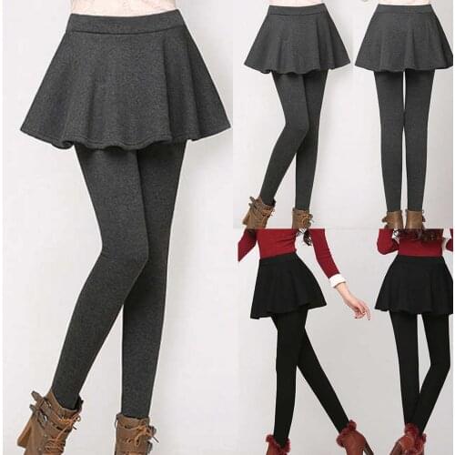 WomenS Autumn And Winter Sexy Tight-Fitting Plus Velvet Thickening WomenS Home Exercise Yoga Culottes Stretch Slim Leggings