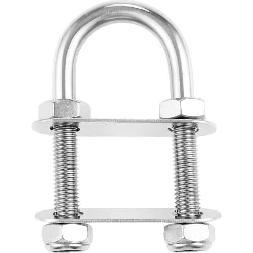 1 Pc Boats Stainless Steel Bow Stern Eye U Bolt Boat Marine U Screw Rigging Shrouds M10*90 For Bolt Rope Or Rigging Accessories