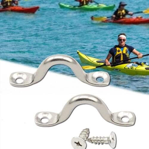 10 x Stainless Steel Wire Eye Strap Sailing Kayak Boat Rigging Accessories