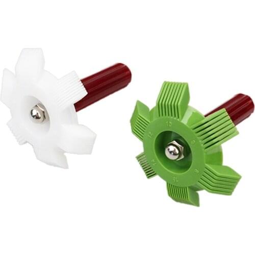 2Pcs Car A/C Radiator Condenser Evaporator Fin Coil Comb Air Conditioner Coil Straightener Cleaning Tool