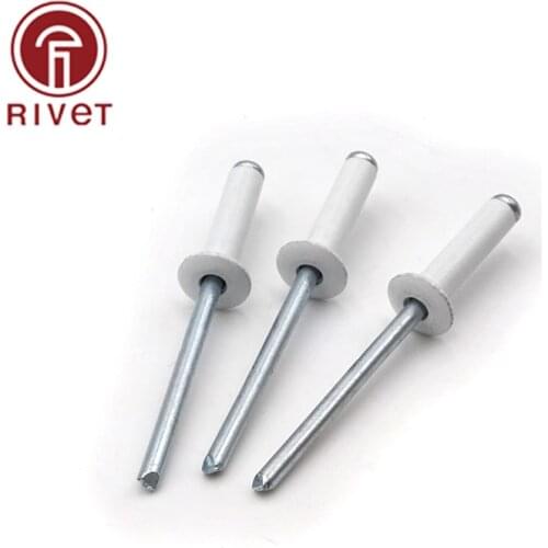 3.2*12/3.2*13/3.2*14/3.2*15/3.2*16/3.2*17/3.2*18/3.2*20 mm White Aluminium Steel Pulling Rivets Opening Blind Rivet Dome Head