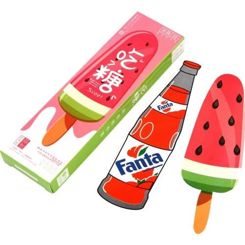 30 pcs/lot Cute Kawaii Ice Cream Soda Paper Bookmark Gift Stationery Film Bookmarks Book Holder Message Card School Supplies