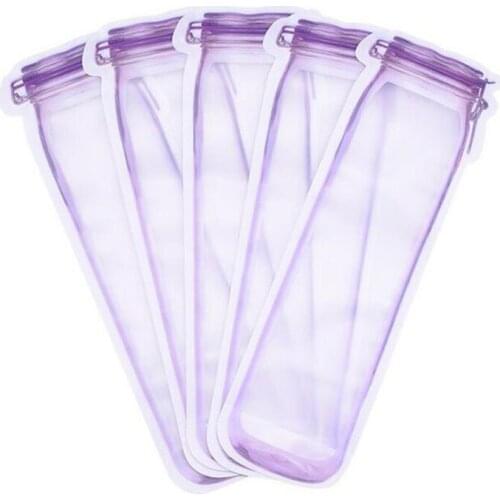 50pcs Portable Mason Jar Bags Reusable Fresh Food Seal Saver Storage Bags Zipper Bag for Nuts Candy Cookies Snack Organizer