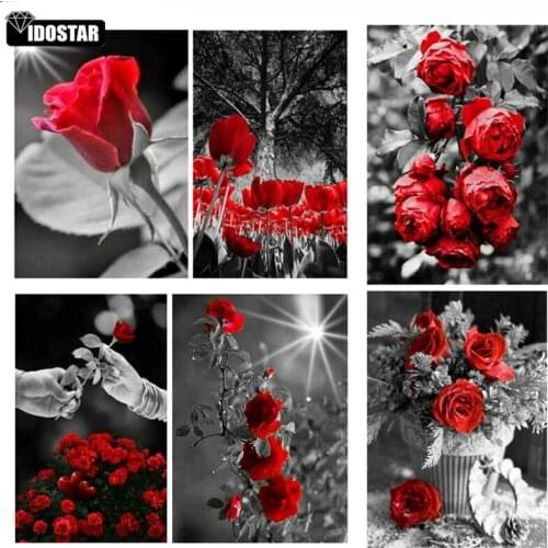 5d Diamond Painting New Arrivals Rose Retro Flowers Picture Of Rhinestones Embroidery Full Display Home Decoration Accessories