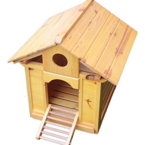 Zhejiang, Shanghai And Anhui Solid Wood Fir Wood Doghouse Dog House Kennel Cat House Cat Litter Indoor Outdoors Use Pets Nest