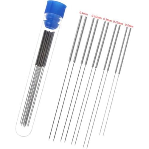 3D Printers Parts 5Pcs Stainless Steel Cleaning Needle Part Drill For V6 Nozzle 3d Printer Parts 3d Printer Accessories
