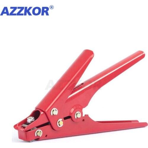 AZZKOR HS-519 Metal Clamp Nylon Cable Tie Gun Tie Pliers Tightening Tool Fastening and Cutting Wires Special