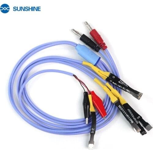 Jyrkior For iPhone 5/6/7/8/X XS XS MAX/11/11 Pro/Pro Max Boot line Test line Phone Service DC Power Supply Current Testing Cable