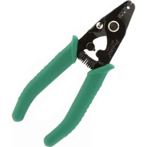 Proskit Clamp Fiber Stripping Pliers 8PK-326 Tri-Hole Fiber Optic Stripper 8PK-326 FTTH FIber Wire Stripper 8PK-326