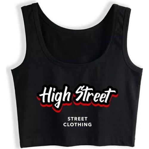 Crop Top Women High Street Clothing Harajuku Tank Top Women Funny Women Clothes