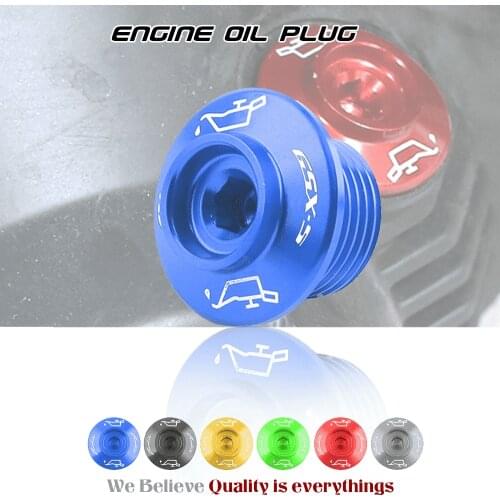 Motorcycle CNC Engine Plug Cover Caps Screws Filter Oil Bolt for Suzuki GSXS 125 750 1000 GSX-S1000 GSX-S750
